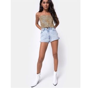 Motel Rocks | Mosley Crop Top - Mini Tiger $38
